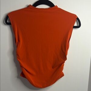 Athleta Vibrant Orange Muscle Tee